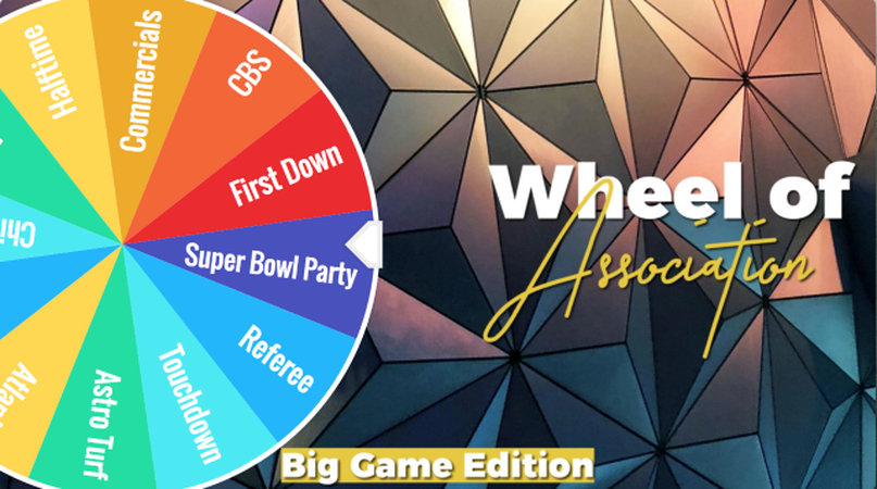 Wheel of Association: Big Game Edition